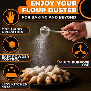 DB Système à ressort à une main pour la farine de levain Shaker à sucre en poudre pour la cuisson du pain Infuseur à thé - Product Image 4