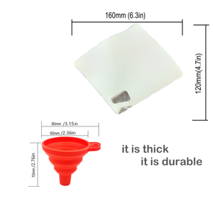 Filtro de Resina para Impresora 3D * 200 Desechables con Embudo de Silicona en Forma de Cono - Product Image 3
