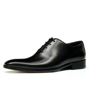Dernier design – Chaussures habillées en cuir blanc élégantes pour hommes, idéales pour mariage et affaires - Product Image 1