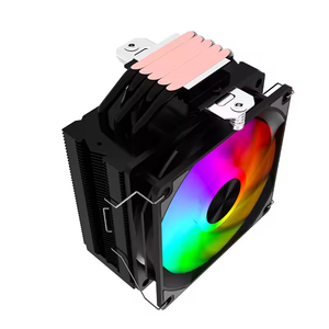 Manusia salju 5 pipa panas menara ganda kipas pendingin ARGB efek cahaya pendingin CPU untuk casing PC asli Intel CPU pendingin udara - Product Image 2