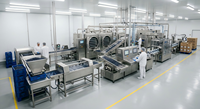 PLC Intelligente Complete Blueberry Lyofilisatorlijn Laagtemperatuur Dehydratatie-eenheid voor wereldwijde importeurs van bessen en fruitgroothandel
