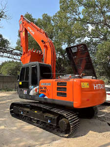 Hiitachj รถขุดตีนตะขาบ200 20ตันเครื่องจักรก่อสร้างไฮดรอลิก hitachi200ใช้ - Product Image 6