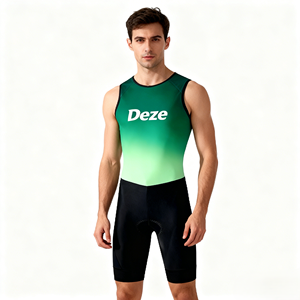 <span class=keywords><strong>Combinaison</strong></span> de <span class=keywords><strong>triathlon</strong></span> ergonomique de qualité professionnelle, dégradé vert-bleu, unisexe, logo personnalisé, vêtements de <span class=keywords><strong>triathlon</strong></span>, vêtements de sport, équipes de <span class=keywords><strong>triathlon</strong></span> - Product Image 3