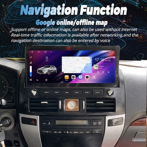 12.3" Big Screen Wireless Carplay for Toyota Prado 2003-2010 for Lexus Gx470 Android Car GPS Navigation Multimedia Video <b>Player</b> - Product Image 6