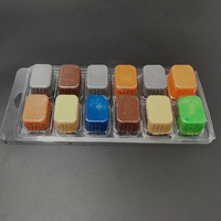 Bougie personnalisée Flip Heart Blister Box Rond Rectangle Moule Cube Plateau D'emballage Cire Fondre À Clapet