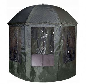 Prix de gros Pêche à la <span class=keywords><strong>carpe</strong></span> en plein air <span class=keywords><strong>Brolly</strong></span> avec côtés Meilleur grand parapluie de pêche de 60 pouces à vendre - Product Image 1