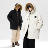 Veste d'hiver pour homme, parka en duvet, veste rembourrée, grande taille, veste décontractée pour homme, veste chaude pour la randonnée en plein air