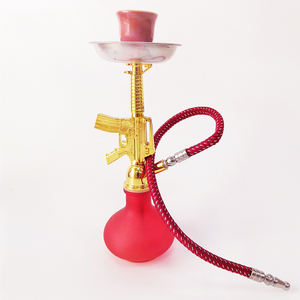 Juego de Mini <span class=keywords><strong>cachimba</strong></span> <span class=keywords><strong>pequeña</strong></span>, pistola <span class=keywords><strong>barata</strong></span> AK 47, modelo Shisha Hookah - Product Image 2