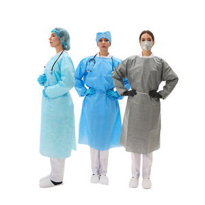 Level <span class=keywords><strong>2</strong></span> Protective Water proof PSA Medical Use Klinik Arbeits kleidung Vliesstoff Langarm Einweg-Isolation kleid - Product Image 1
