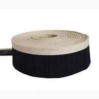 Brosse à poussière en nylon sur toile, longueur personnalisable, pour la collecte de poussière des machines CNC