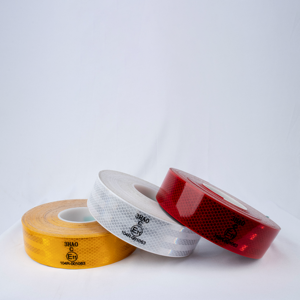 3HAO ECE 104R bianco giallo rosso cospicuità rimorchio veicolo nastro riflettente nastro di sicurezza adesivo riflettore - Product Image 5