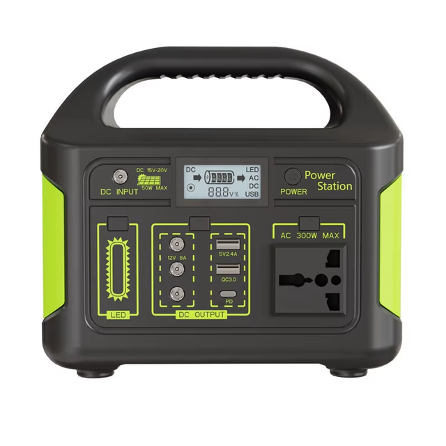 Portable 300W Power Station with Solar Panel Outdoor Energy Storage System