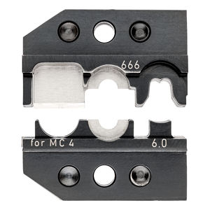 Matrice de sertissage pour connecteurs de câbles solaires MC4 6,0 mm modèle 666 - Product Image 1