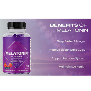 La melatonina senza zucchero OEM diretta in fabbrica Gummies vitamine <span class=keywords><strong>per</strong></span> adulti <span class=keywords><strong>per</strong></span> migliorare la stabilità della qualità del sonno forma di dosaggio <span class=keywords><strong>caramelle</strong></span> gommose - Product Image 4