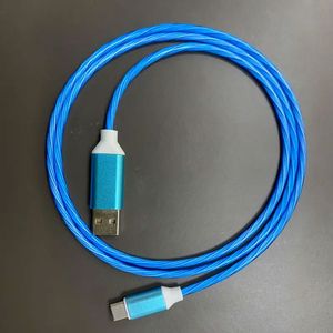 Flowing Light <b>Charging</b> Mobile Phone <b>Cable</b> Charger Wire LED Micro USB <b>Type</b> <b>C</b> USB Charge Cord - Product Image 5