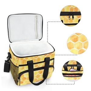Large Capacity Portable Cooler Bag Durable Reusable Thermal Lunch Bag with Zipper Closure Waterproof Lunch Cooler Bag - Product Image 4