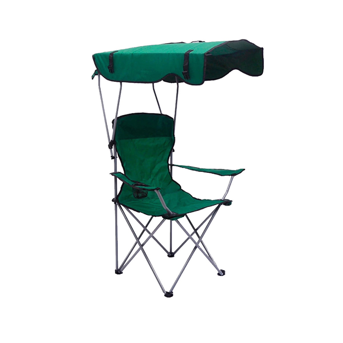 Chaise d'extérieur pliante portable, protection contre les UV, pour plage, sport, camping, parasol, avec visière pare-soleil, toit, 2020 m