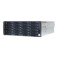 Server 4U Rack Chassis RS436-02M untuk 36 Slot Hard Disk 12GB/S Expansion Backboard EBB/ATX Motherboard Redundant Power Supply