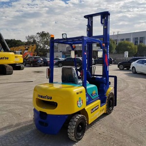 Best Price Used Komatsu FD30 3-Ton Hydraulic <b>Side</b> Shifter for Diesel Engine Solid Tire Forklift Truck Excellent Condition - Product Image 4