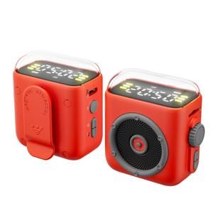 Altavoz Inalámbrico Magnético con Soporte para Tarjeta de Memoria, Salida de 5W, Diseño de Reloj Retro de Dibujos Animados, Mini Altavoz Portátil - Product Image 1