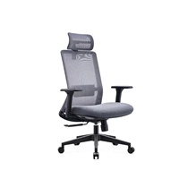 Chaise de bureau pivotante moderne et bon marché à dossier haut, avec accoudoirs réglables en 3D, chaise en maille ergonomique de direction avec soutien lombaire
