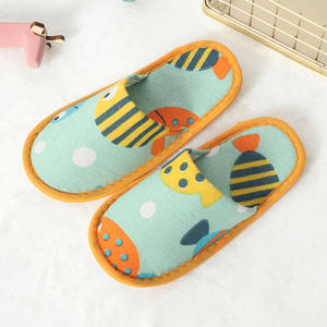 Summer New Disposable <strong>Slippers</strong> Anti-Slip Disposable <strong>Slippers</strong> Hotel Fashion and Comfortable Canvas Soft Sole <strong>Slippers</strong> - Product Image 1