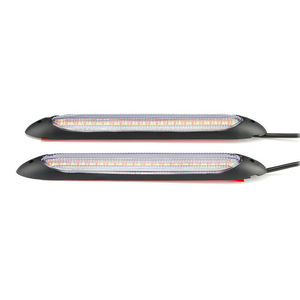 Beyaz Amber araba <span class=keywords><strong>LED</strong></span> far şerit sıralı akan gündüz koşu <span class=keywords><strong>LED</strong></span> DRL ışıkları dönüş sinyali ile araba için - Product Image 2
