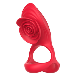 Erwachsenen-Spielzeug Rose Lock Essenz-Ring Vibrator Verzögerungsring zur Penisstimulation - Product Image 4