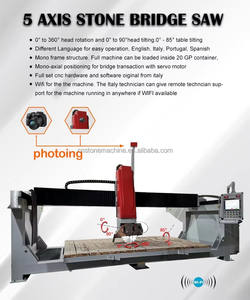 Machine de découpe de pierre CNC à 5 axes personnalisable avec caméra pour le granit, destinée à l'industrie de la construction - Product Image 5