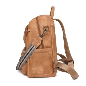 <span class=keywords><strong>Zaino</strong></span> da Viaggio per <span class=keywords><strong>Donna</strong></span> in 7 Colori, Leggero e di Grande Capacità, in <span class=keywords><strong>Pelle</strong></span> PU Retrò con Molte Tasche con Cerniera - Product Image 5