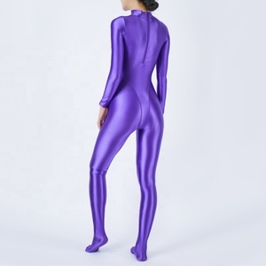 Leotardo brillante de alto rendimiento para mujer, traje de baño de una pieza, mono, protector contra erupciones cutáneas para yoga, fitness, entrenamiento, gimnasia - Product Image 5