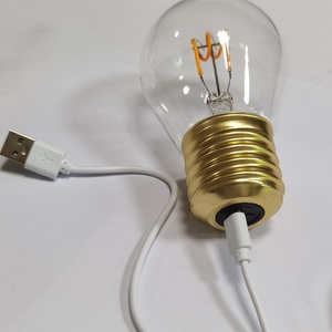 Xách tay 15 Wát <span class=keywords><strong>A68</strong></span> <span class=keywords><strong>LED</strong></span> ánh sáng ban đêm có thể sạc lại với USB giao diện tim giáng sinh DIY E40 bóng đèn cho vườn - Product Image 5