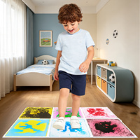 Tapis sensoriels visuels pour enfants, tapis de sol à motifs vifs pour l'exploration sensorielle visuelle en intérieur