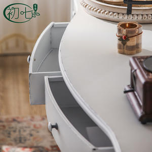 French Style <b>Console</b> <b>Table</b> <b>Marble</b> Top White Entryway Living Room Furniture - Product Image 4