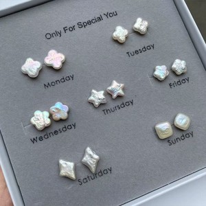 Joyería de perlas de corazón de agua dulce de alta calidad, pendientes blancos y rosas de alto brillo, collares colgantes, precio al por mayor de fábrica - Product Image 6