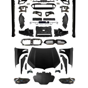 X5 F15(14-18) TO <span class=keywords><strong>GO5</strong></span> LCI X5M F95 KITS DE CARROSSERIE pour X5 F15 à NOUVELLES pièces X5M F95 avec ailes de capot de phare spoiler de calandre de jupe latérale - Product Image 1