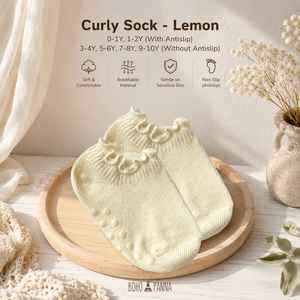 Chaussettes douces et extensibles à motif citron pour enfants en croissance, offrant un confort respirant et un style adorable au quotidien, pour les 5 à 6 ans. - Product Image 4