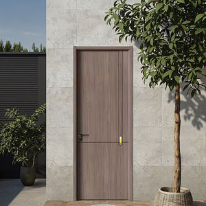 Épais robuste moderne <span class=keywords><strong>intérieur</strong></span> résistant à la vermine étanche Site accroché en bois Lumberyard Mansions Service porte de salle utilitaire - Product Image 1