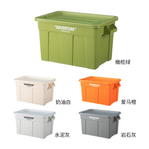 74L Outdoor Camping Industrial Design Cargo Box Crate Utility Box avec roues mobiles et planche de table en <span class=keywords><strong>bois</strong></span> - Product Image 5