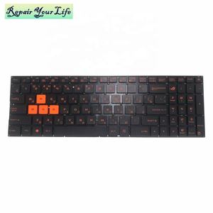 Teclado ruso para juegos RU genuino para ASUS ROG Strix GL502 GL502VM <span class=keywords><strong>GL502VS</strong></span> GL502VT GL502VY 9Z.ND2LN.801 teclado con retroiluminación - Product Image 1