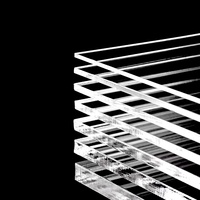 Feuille acrylique extrudée transparente coulée personnalisée, panneau lumineux en plastique découpé au laser Application de gravure Service de différentes tailles