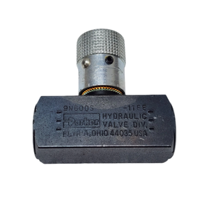 Válvula de Aguja Hidráulica Parker 9N600S, 350 bar, 30 L/min, 3/8 NPT, Control de Flujo Manual Bidireccional, Compatible con la Serie Parker 9N - Product Image 4