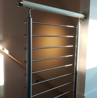 PRIMA Rod Bar Railing Design moderne Acier inoxydable Balcon Railing Rod Deck Railing System