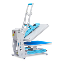 Presse à chaud manuelle magnétique à ouverture automatique 40x60 pour sublimation de vêtements, idéale pour l'impression de t-shirts