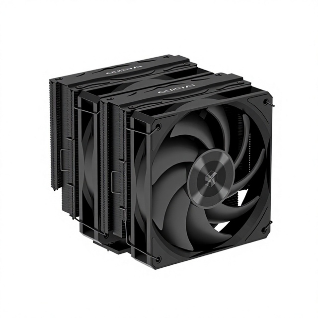 FEZCOOL AL660 Dual-Tower CPU Air Cooler PWM Low-Noise Fan Fluid Bearing Copper-aluminum Bonding Compatible 1700/AM4/AM5 No light