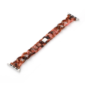 <span class=keywords><strong>Correa</strong></span> de Plástico Estilo Cadena de Resina para <span class=keywords><strong>Apple</strong></span> <span class=keywords><strong>Watch</strong></span> <span class=keywords><strong>41mm</strong></span> 45mm 49mm, Brazalete para iWatch Series SE 6 5 4 3 2 1 - Product Image 1