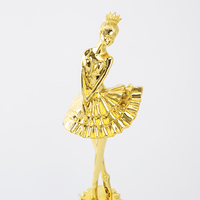 Trophée de récompense pour les meilleures ventes, coupe en plastique ABS et en cristal pour les compétitions de danse classique, conçu par le fabricant GD24