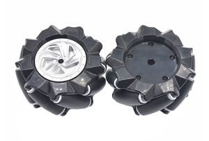 Rueda Omni de 60mm, 80mm y 97mm con Motor de acoplamiento de Metal Hexagonal de 6mm, rueda Mecanum para Robot Inteligente AGV - Product Image 4
