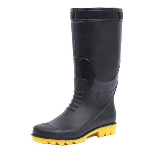 שחור שור גיד תחתון סיטונאי עמיד למים PVC גבוהה עבודה בטיחות גשם מגפי עבודה באורך הברך בטיחות גשם מגפי ב זול מחיר - Product Image 5