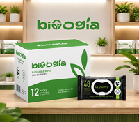 Lingettes humides jetables personnalisées avec logo, pH équilibré, biodégradables, papier toilette humide, marque privée, vente en gros de lingettes jetables